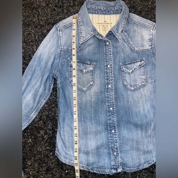 Twenty8Twelve snap button denim shirt - Picture 7 of 9